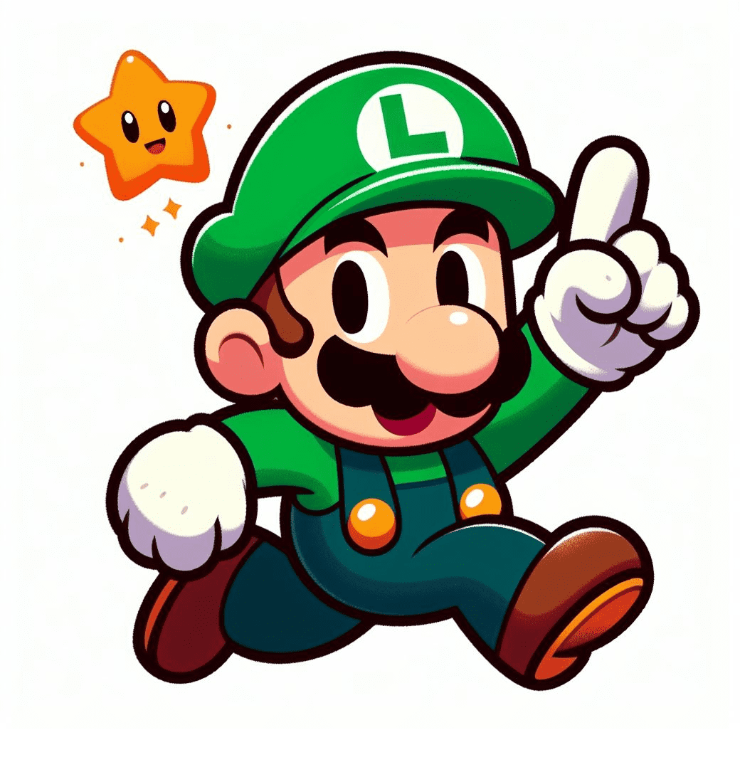 Clipart of Luigi Photo