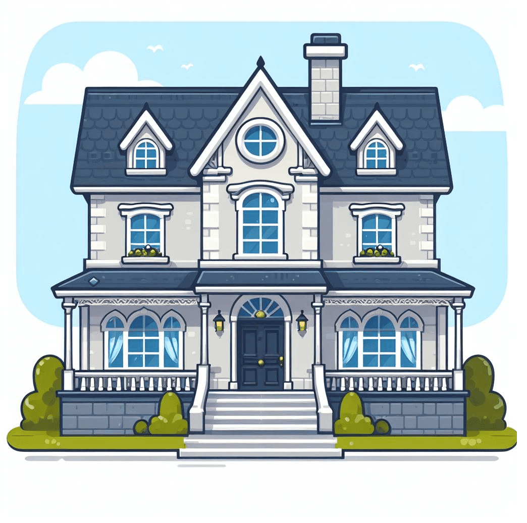 Clipart of Mansion Free
