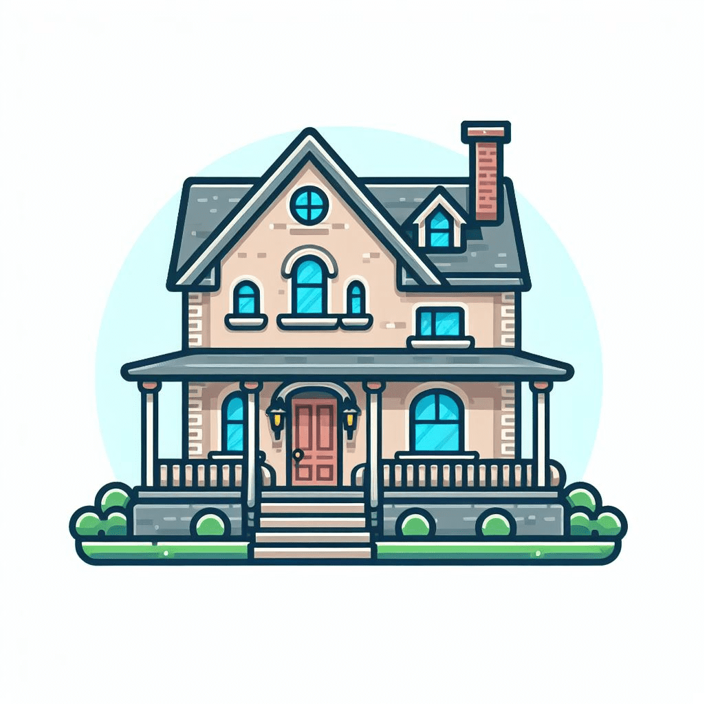 Clipart of Mansion Image