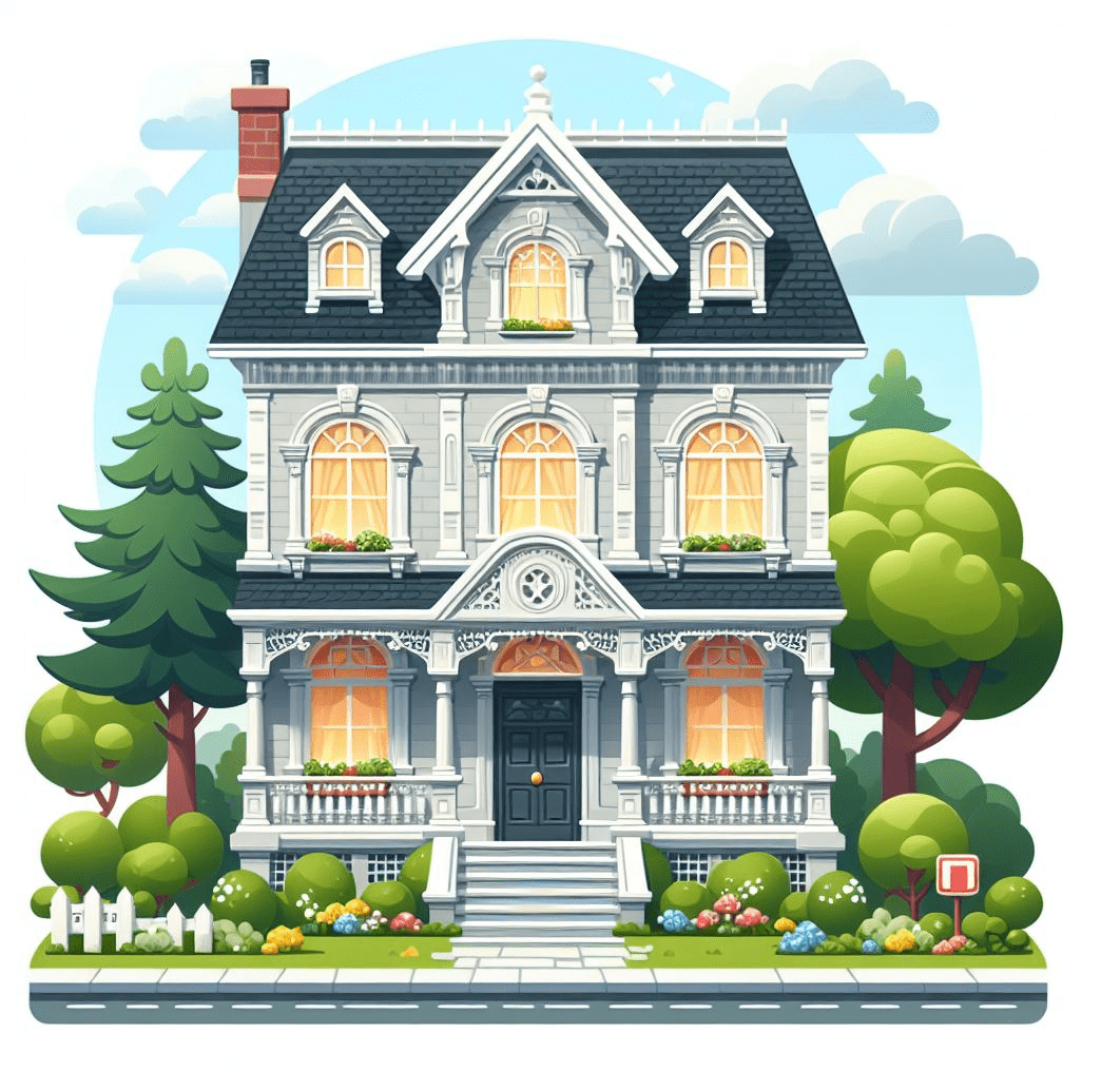 Clipart of Mansion Png