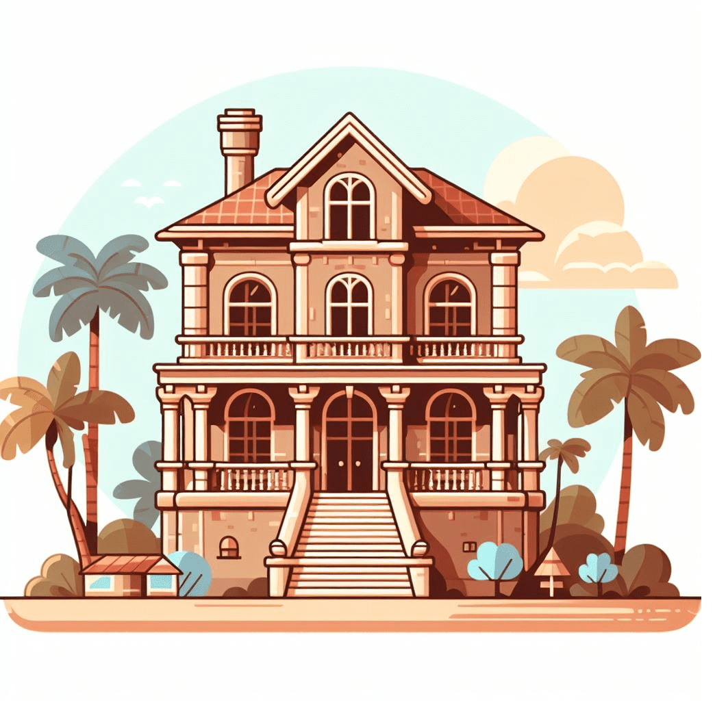Clipart of Mansion