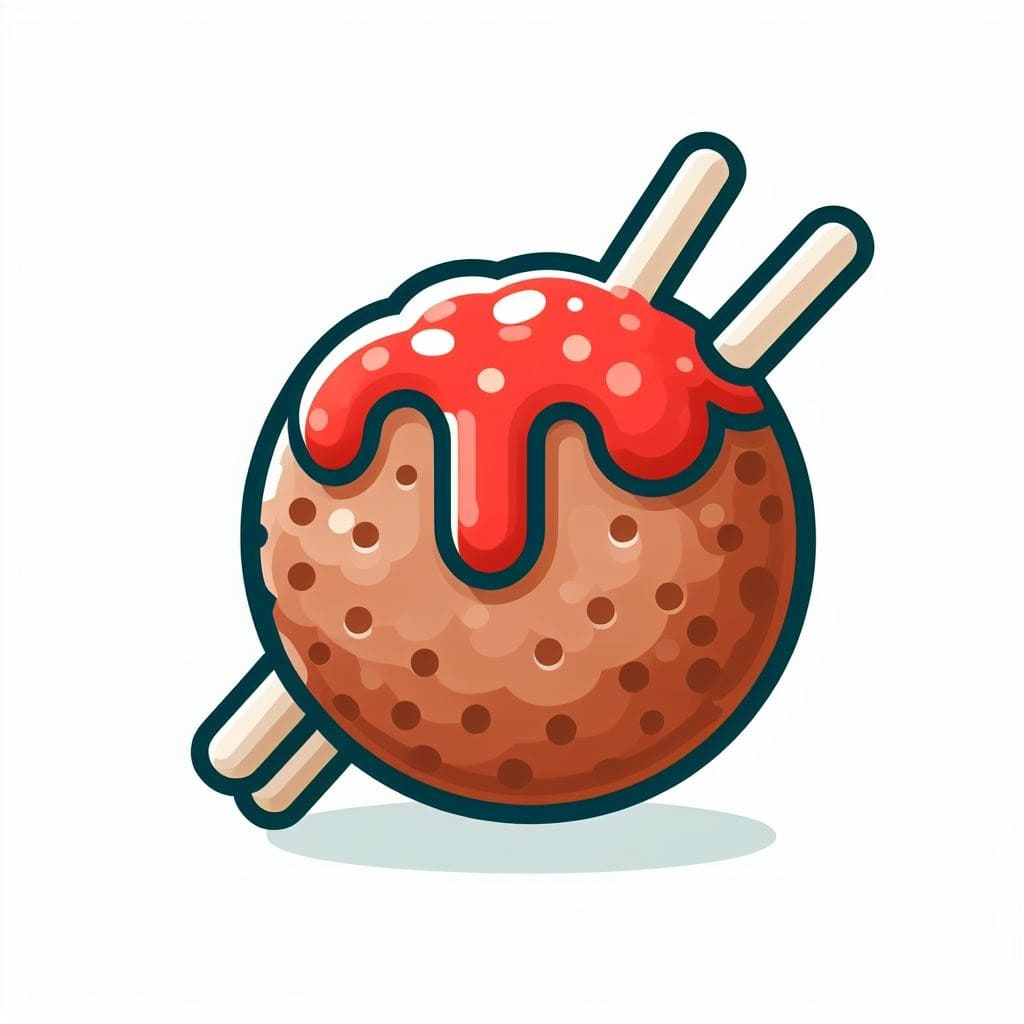 Clipart of Meatball Photo