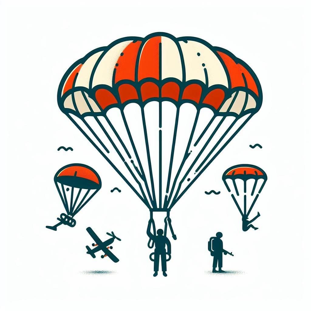 Clipart of Parachute Photos