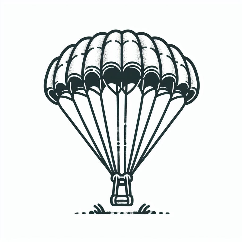 Clipart of Parachute Png
