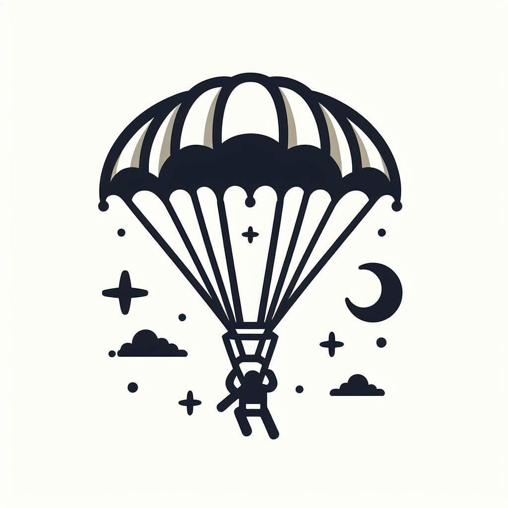Clipart of Parachute