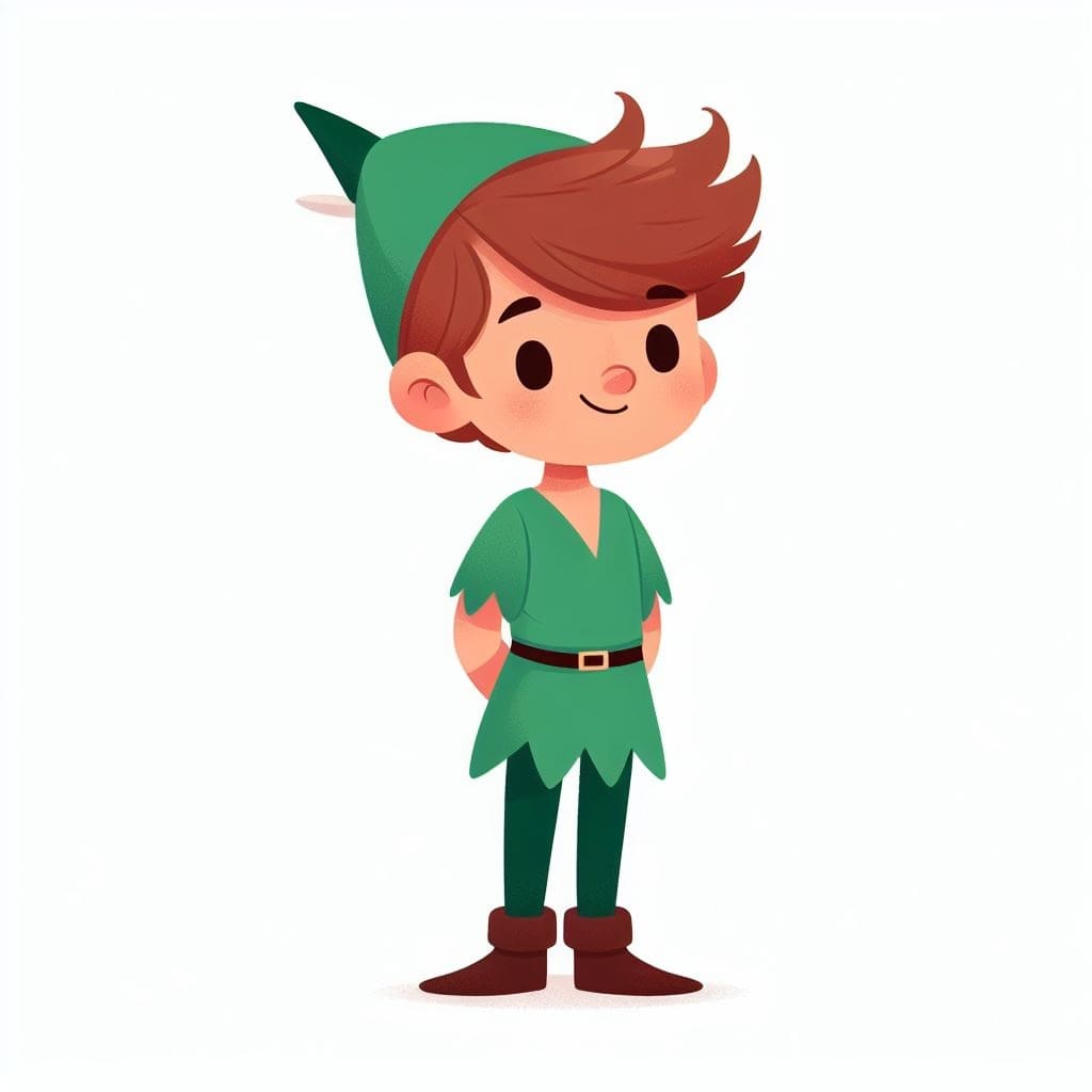 Clipart of Peter Pan Free