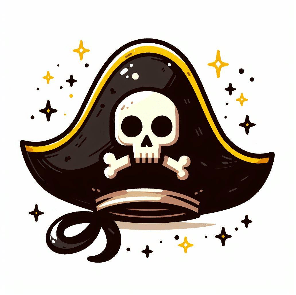 Clipart of Pirate Hat Free