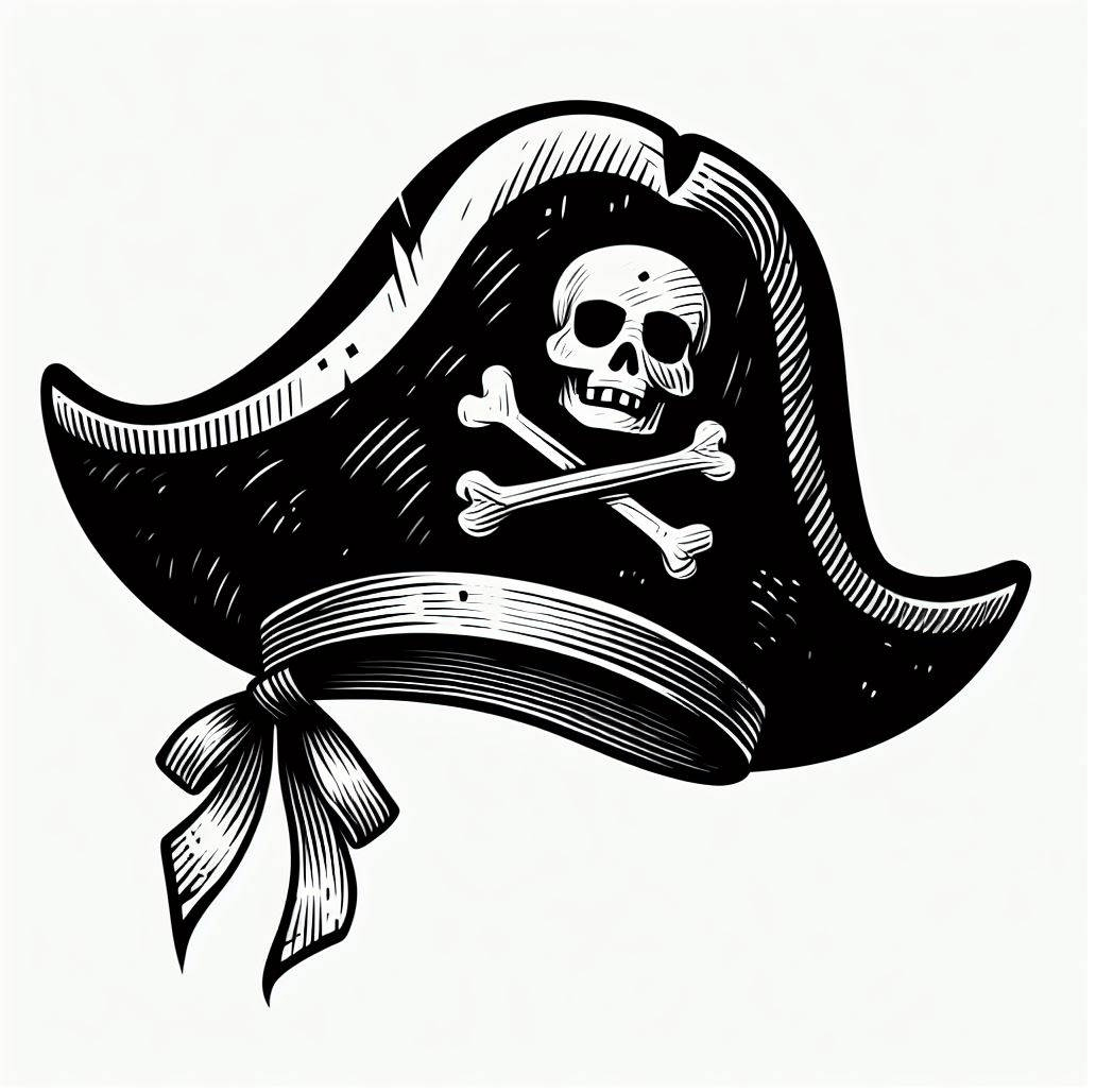 Clipart of Pirate Hat Picture