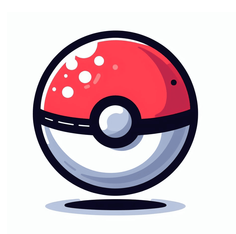Clipart of Pokeball Image