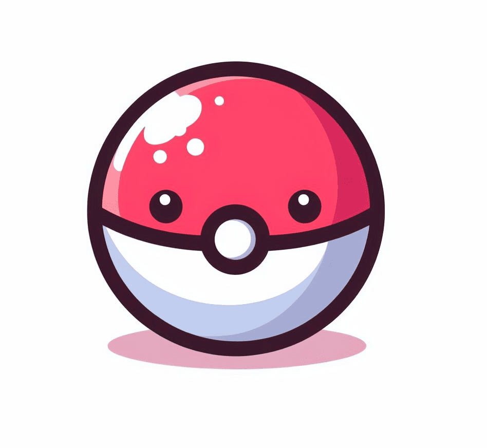 Clipart of Pokeball Picture