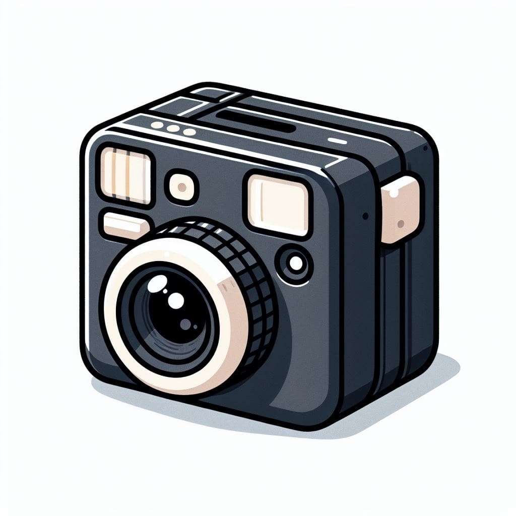 Clipart of Polaroid Camera Images