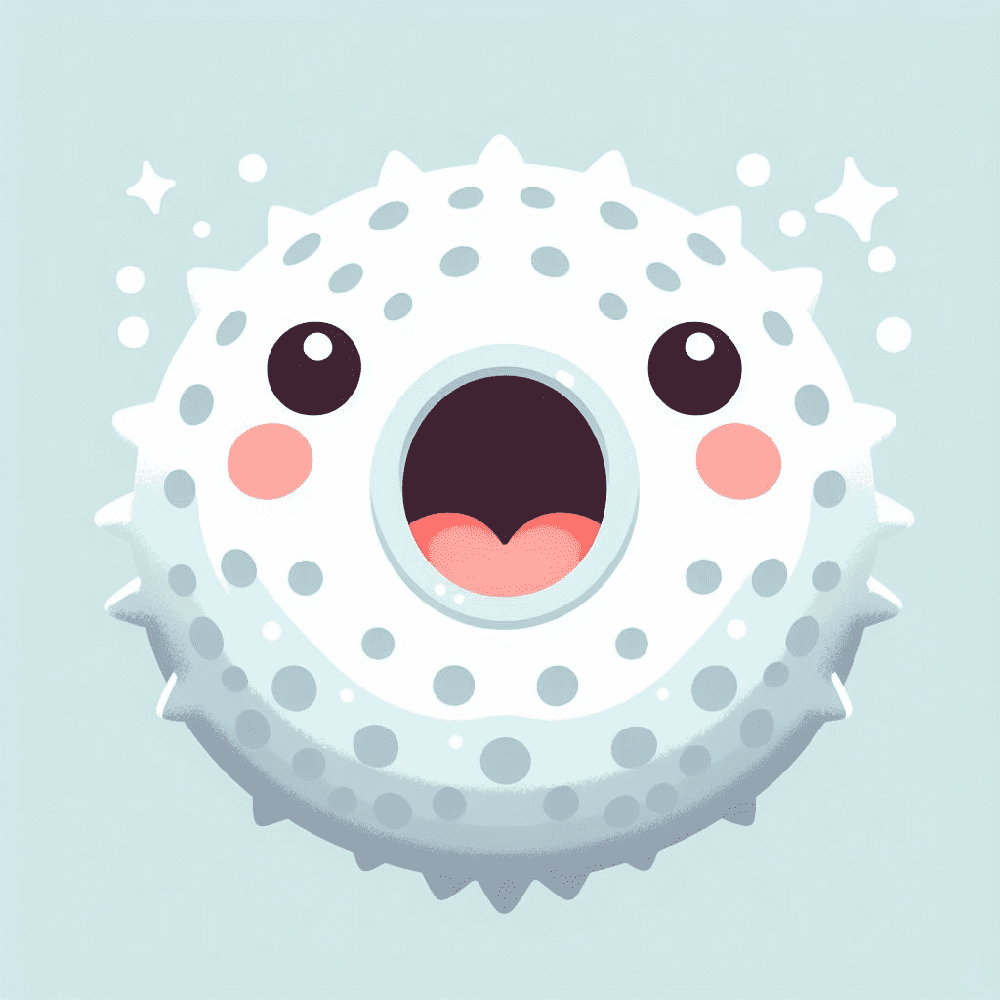 Clipart of Puffer Fish Free