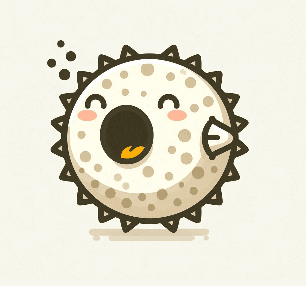 Clipart of Puffer Fish Picture
