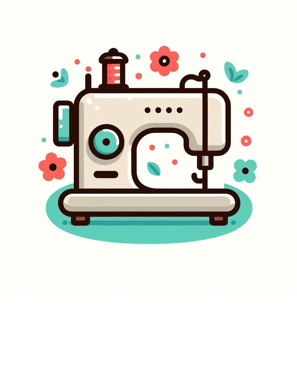 Clipart of Sewing Machine