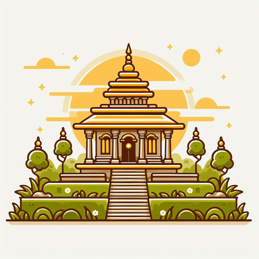 Clipart of Temple Photo