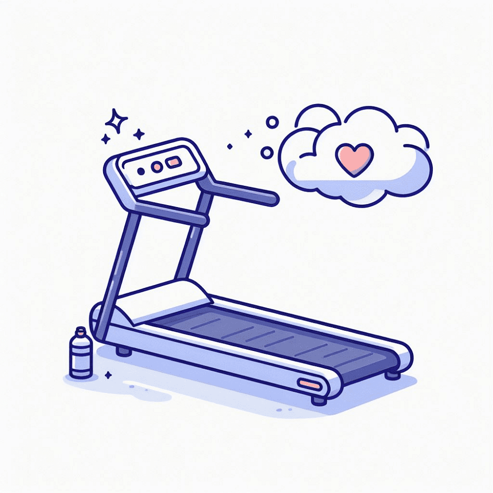 Clipart of Treadmill Free