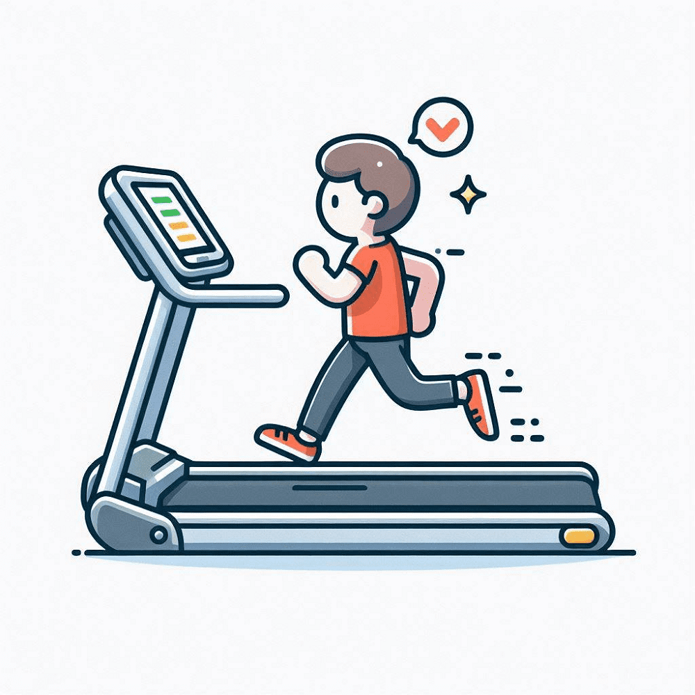 Clipart of Treadmill Picture