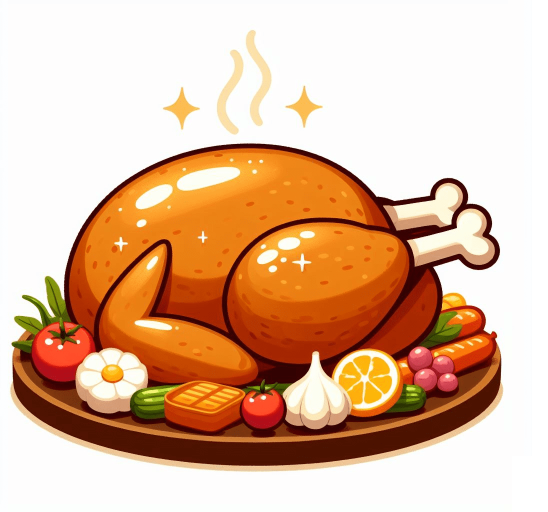 Cooked Turkey Clipart Download