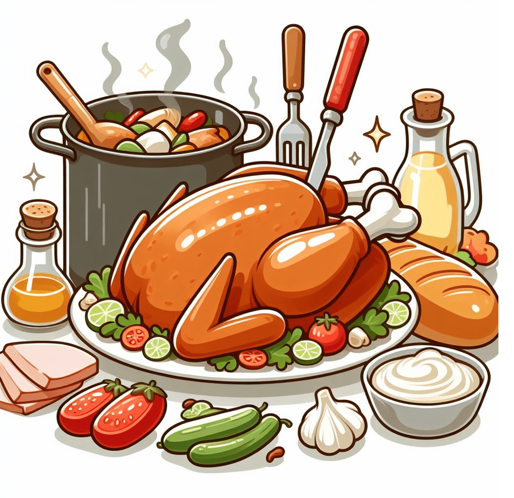 Cooked Turkey Clipart Image Free