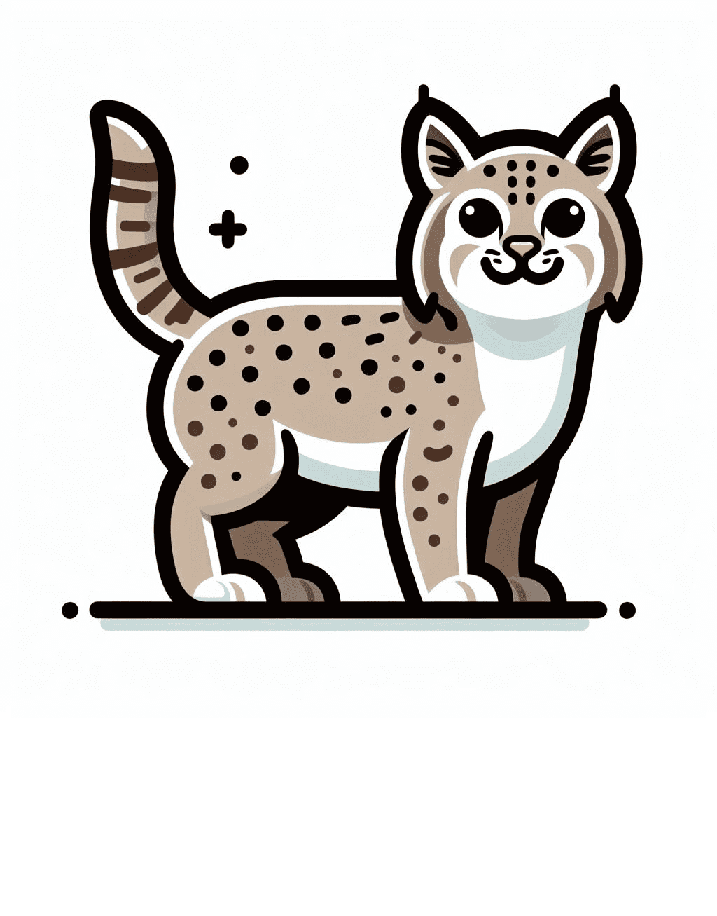 Cute Bobcat For Free Clipart
