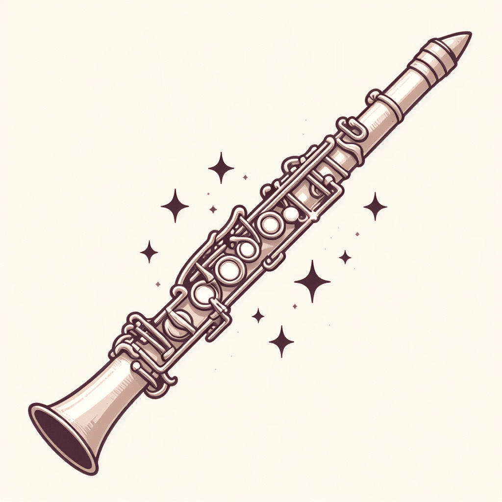 Cute Clarinet Download Clipart