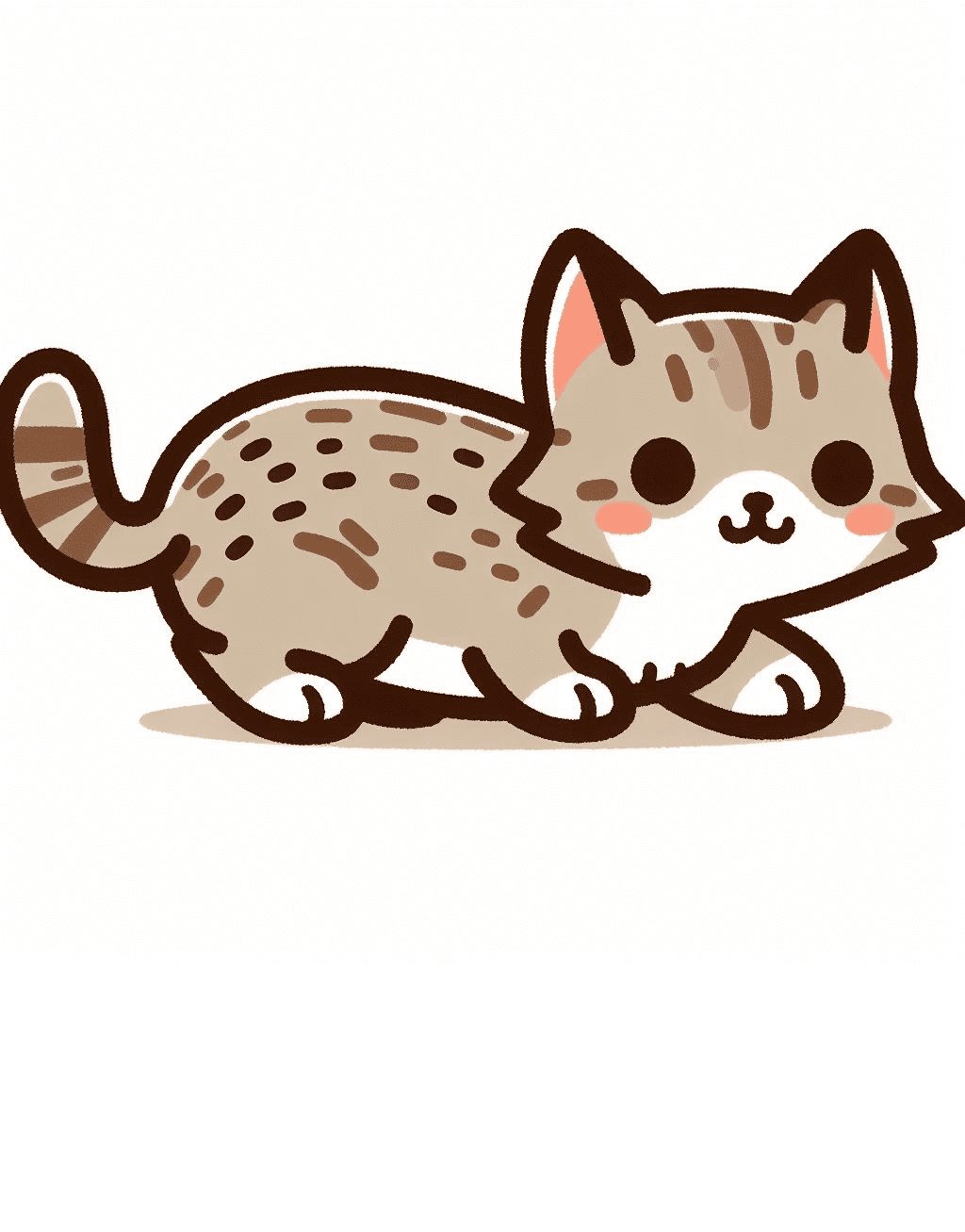 Cute Clipart of Bobcat