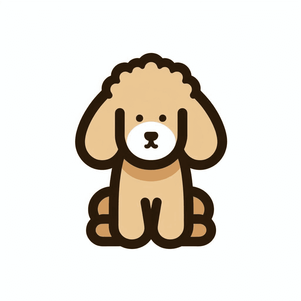 Cute Goldendoodle Free Clipart