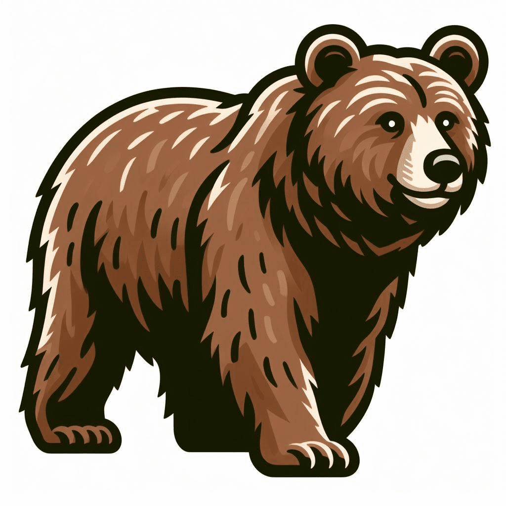 Cute Grizzly Bear Clipart Download Picture