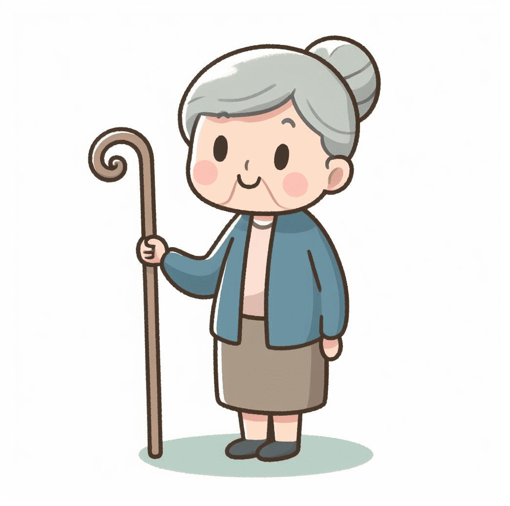 Cute Old Lady Clipart Photo Download Free