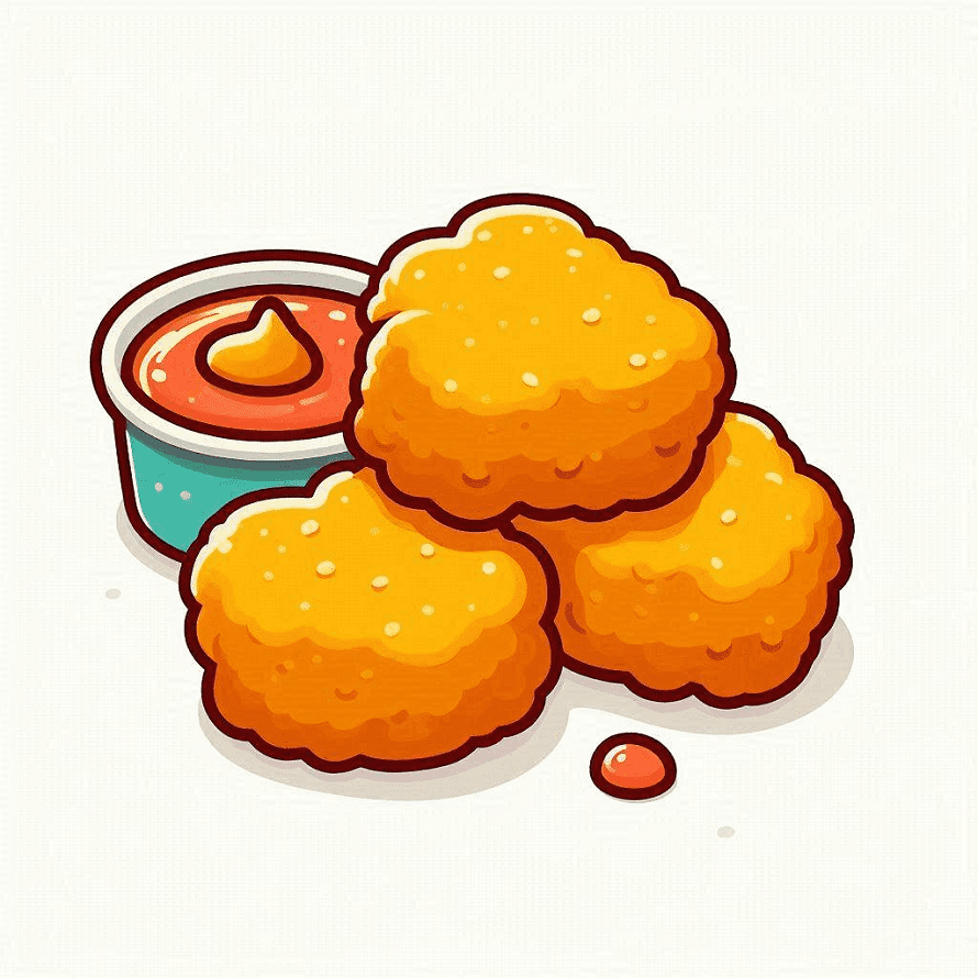 Free Clipart Chicken Nuggets