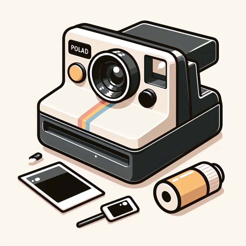 Free Clipart Polaroid Camera