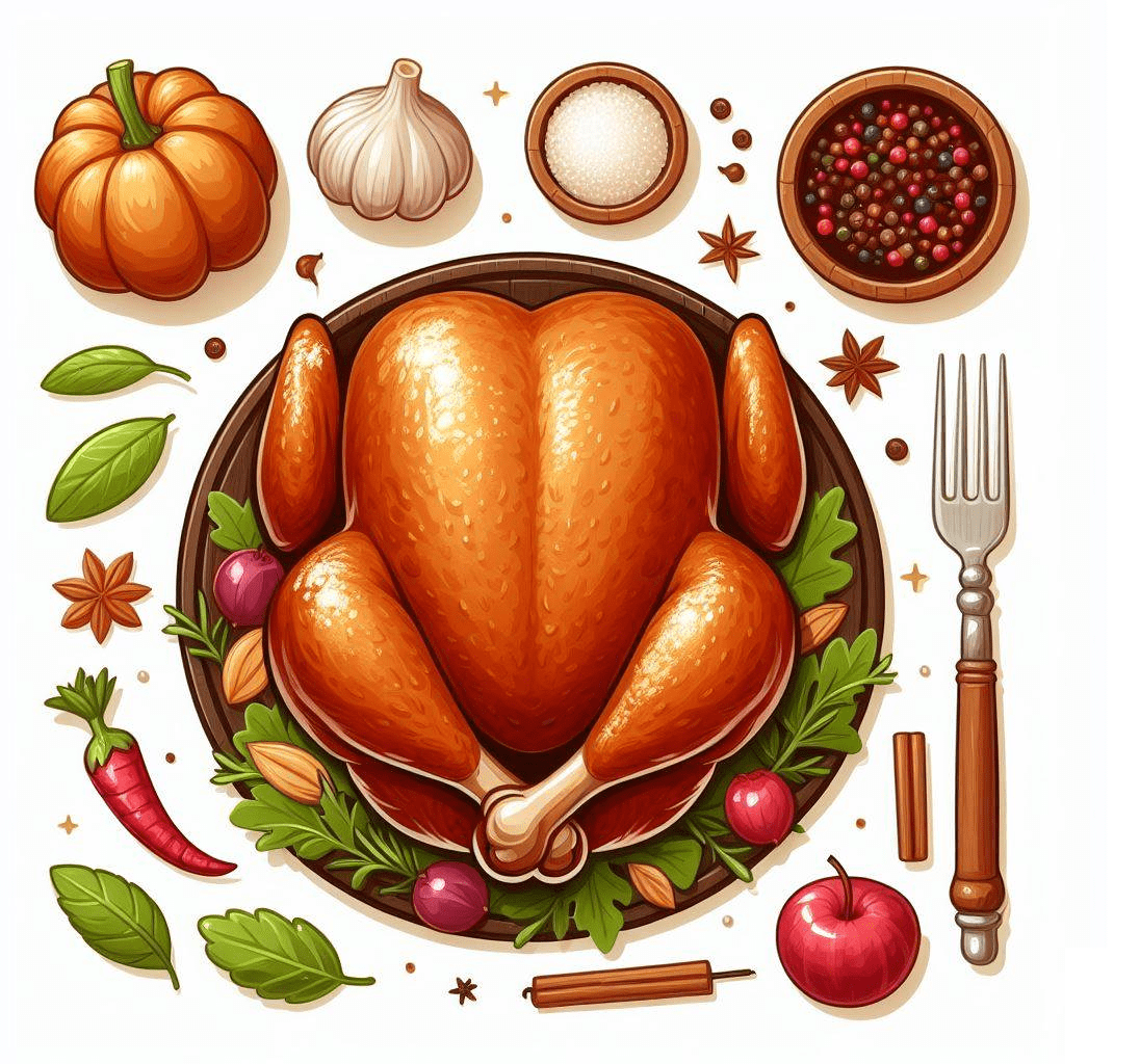 Free Cooked Turkey Clipart Photo