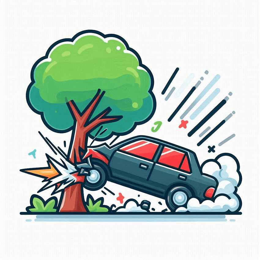 Image of Car Crash Clipart Free Picture