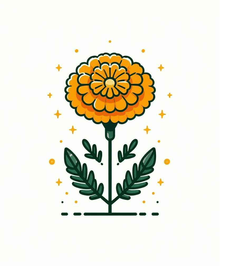 Marigold Clipart Png Image