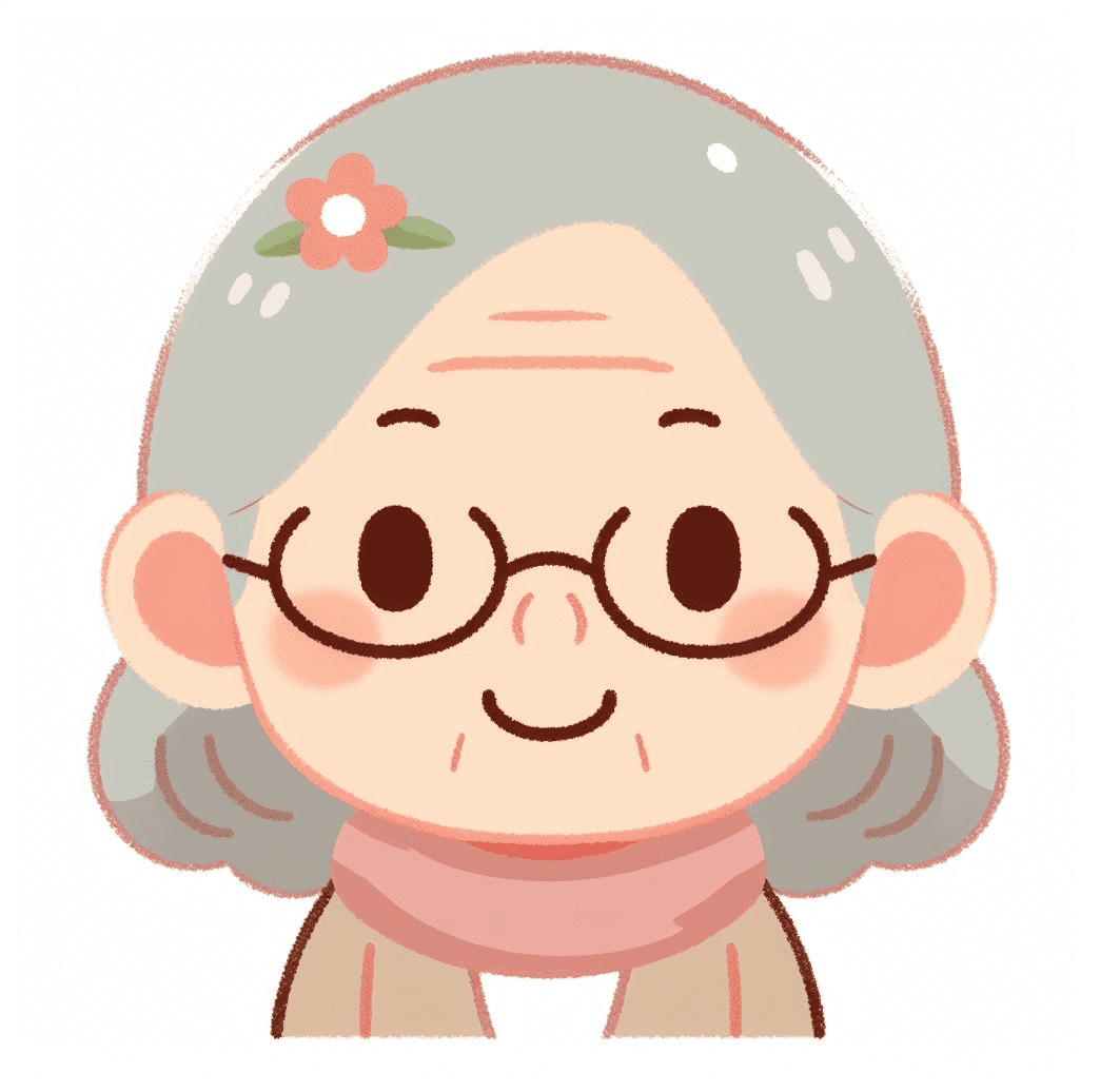 Old Lady Clipart Image Png