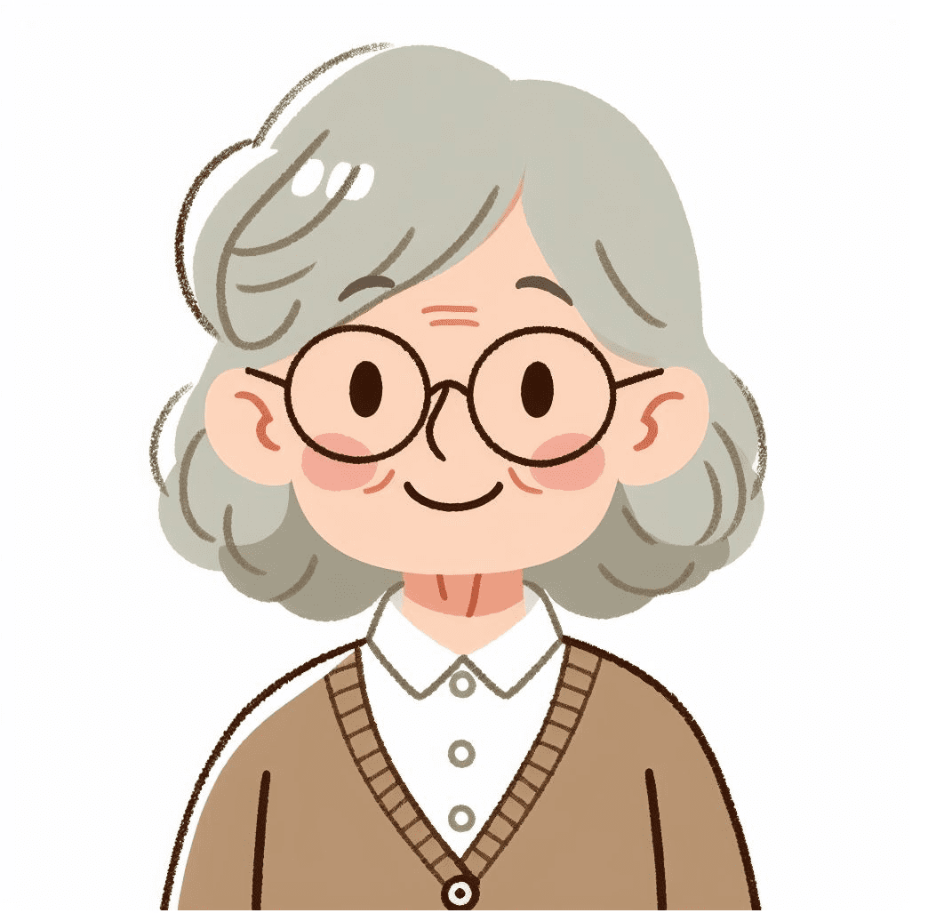Old Lady Clipart Photo