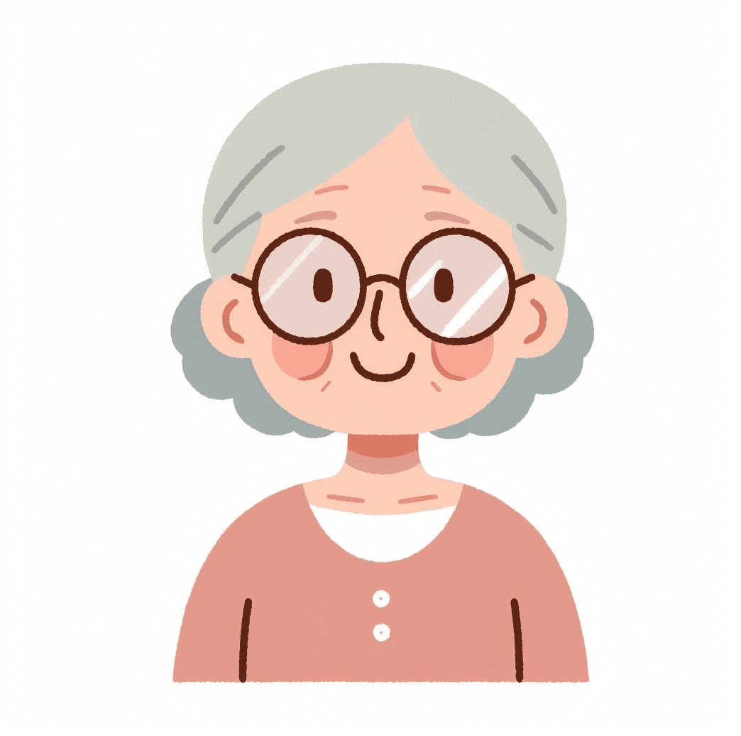 Old Lady Clipart Png Free