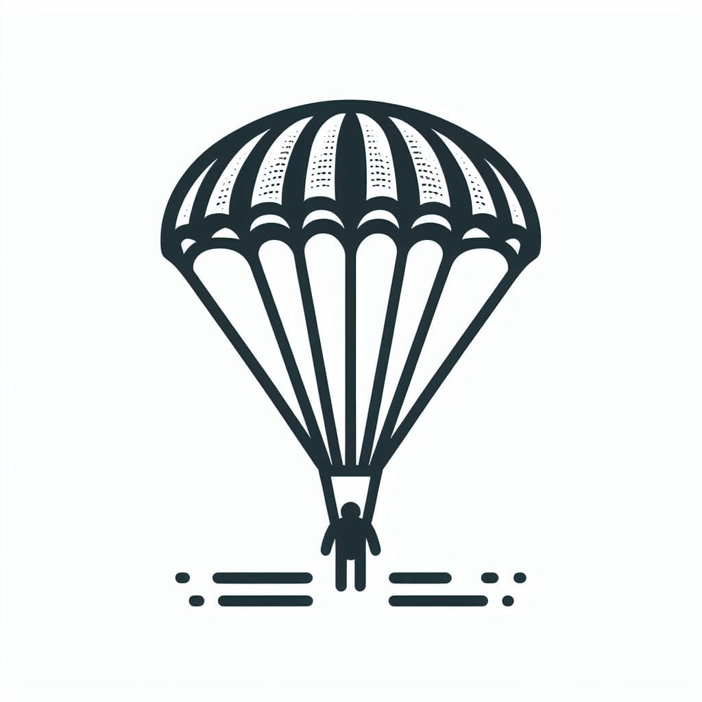 Parachute Clipart Photo