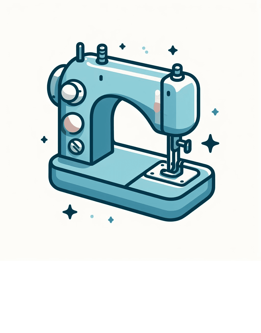Perfect Sewing Machine Clipart