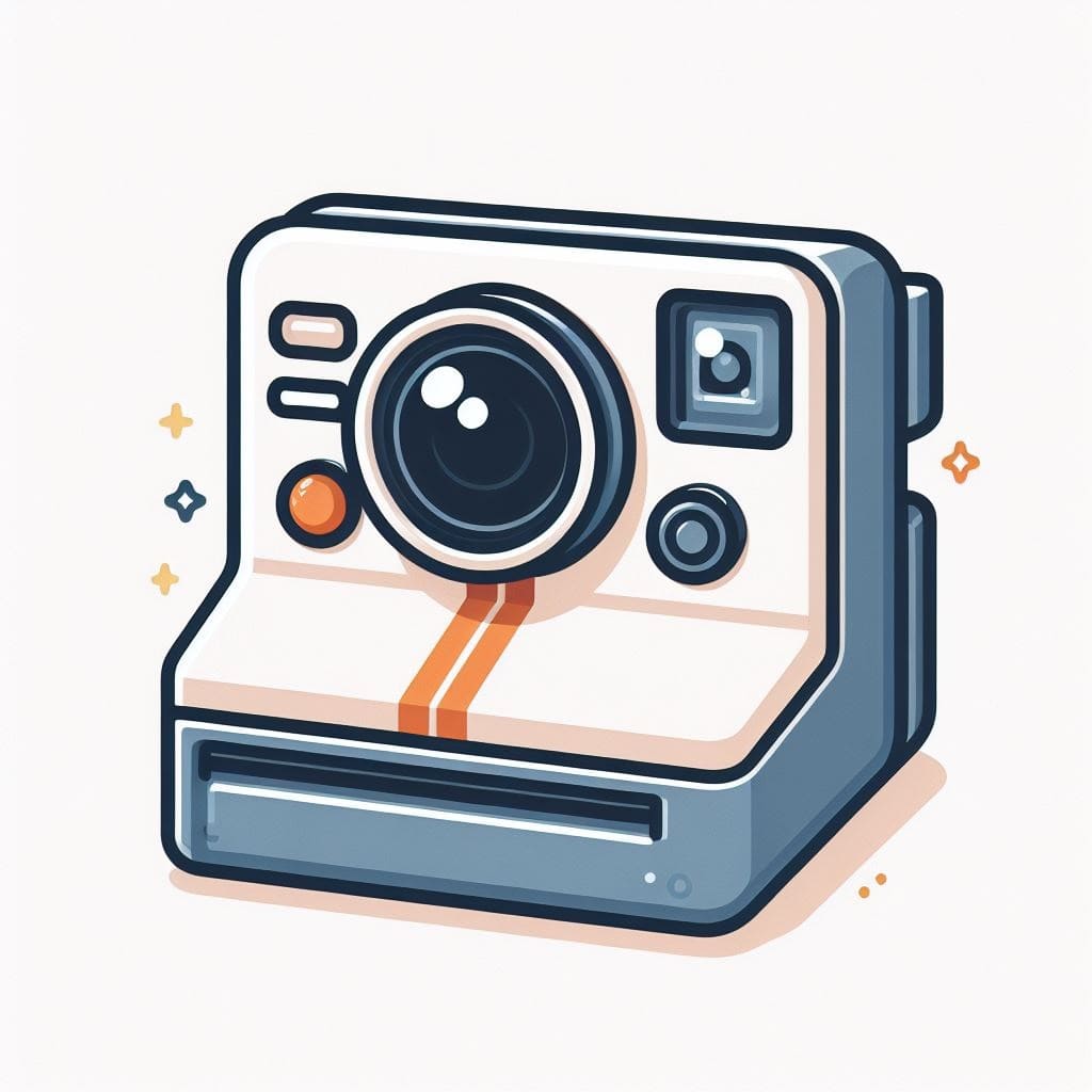 Polaroid Camera Clipart Download