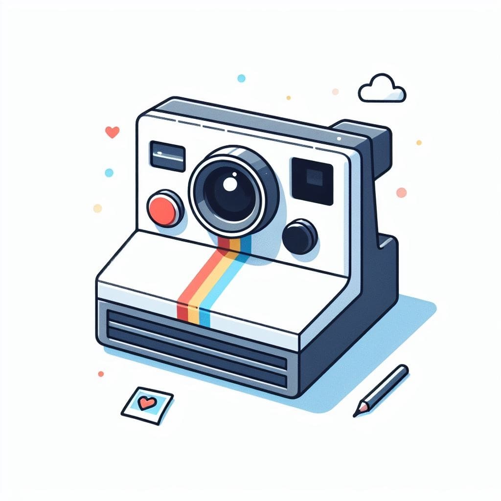 Polaroid Camera Clipart Photos Png