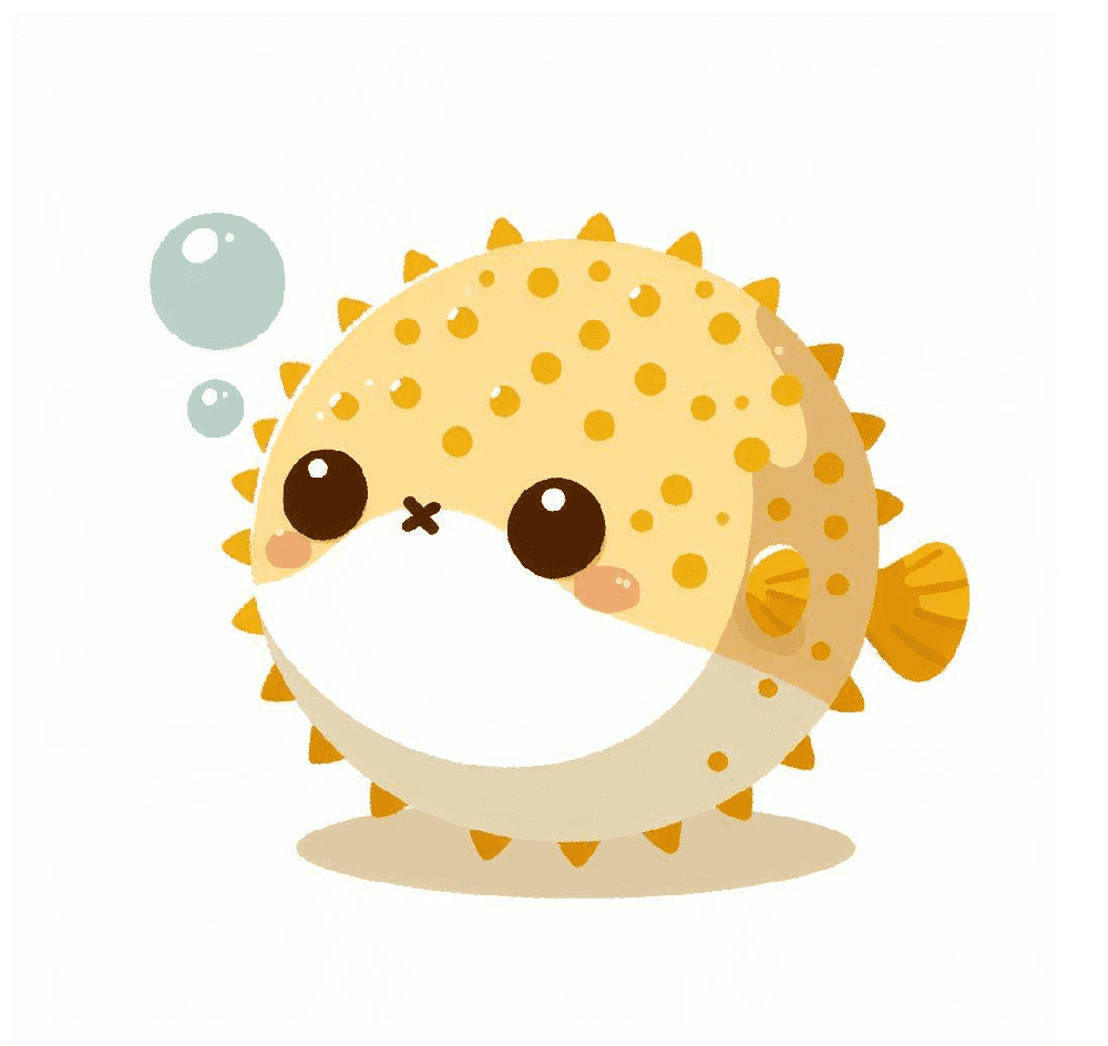 Puffer Fish Clipart Download Png