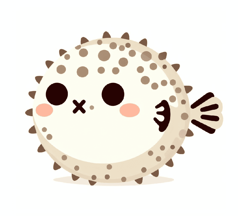 Puffer Fish Clipart Images Png