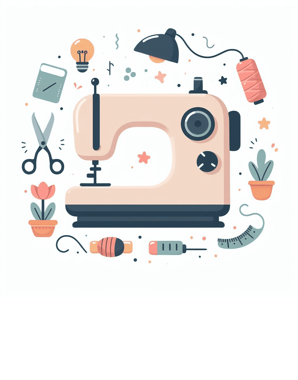 Sewing Machine Image Clipart