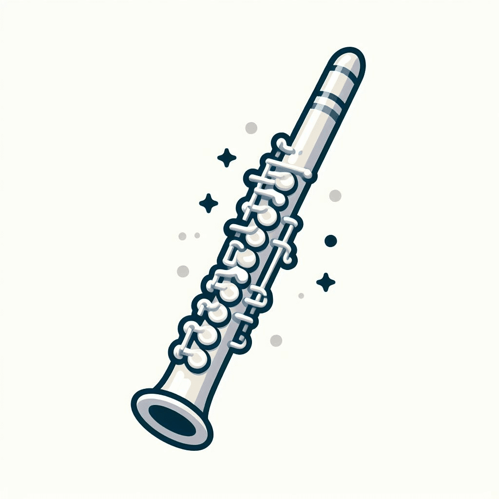 Simple Clarinet Clipart