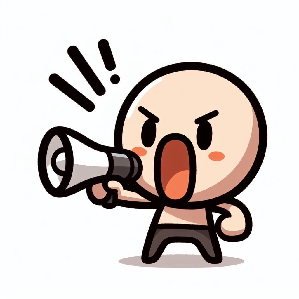 Yelling Clipart Image Free