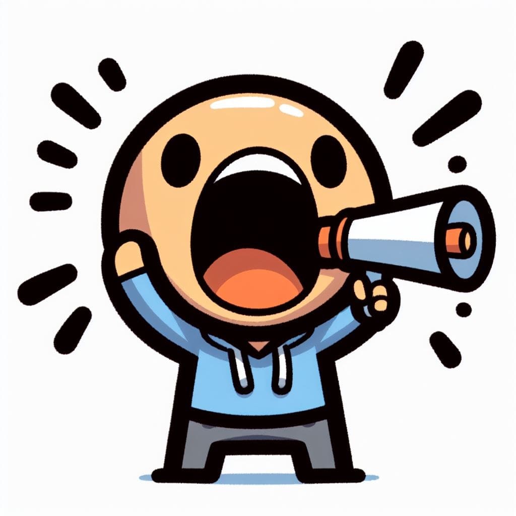 Yelling Clipart Picture Free