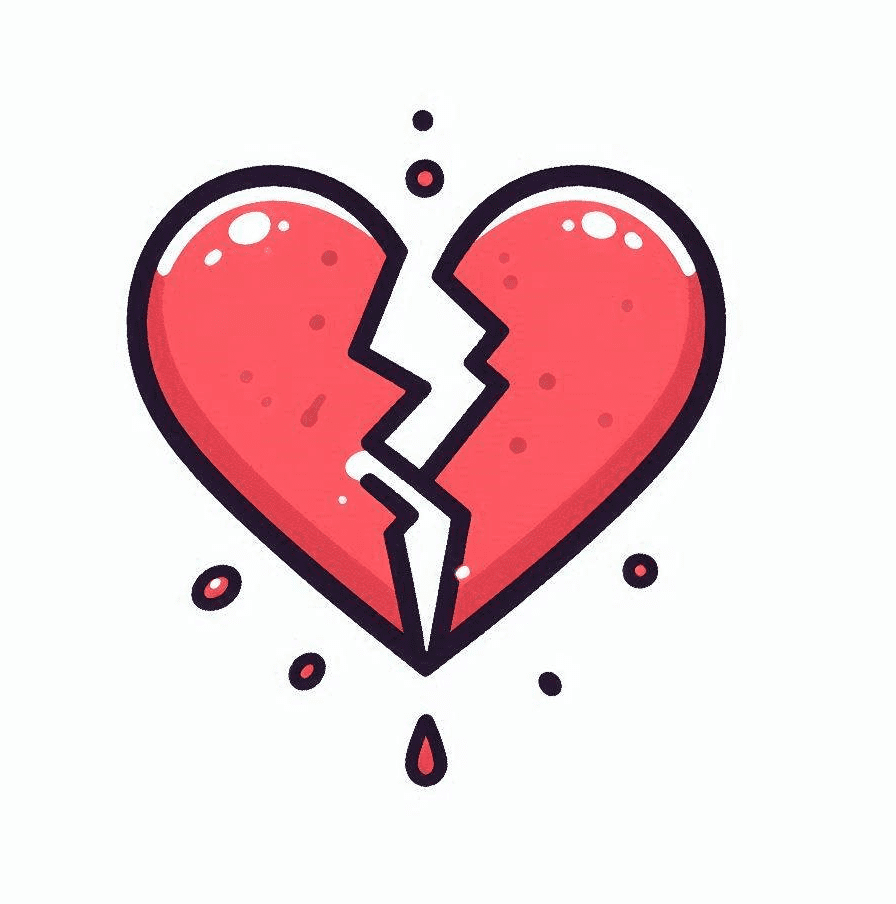 Broken Heart Clipart Download Free png