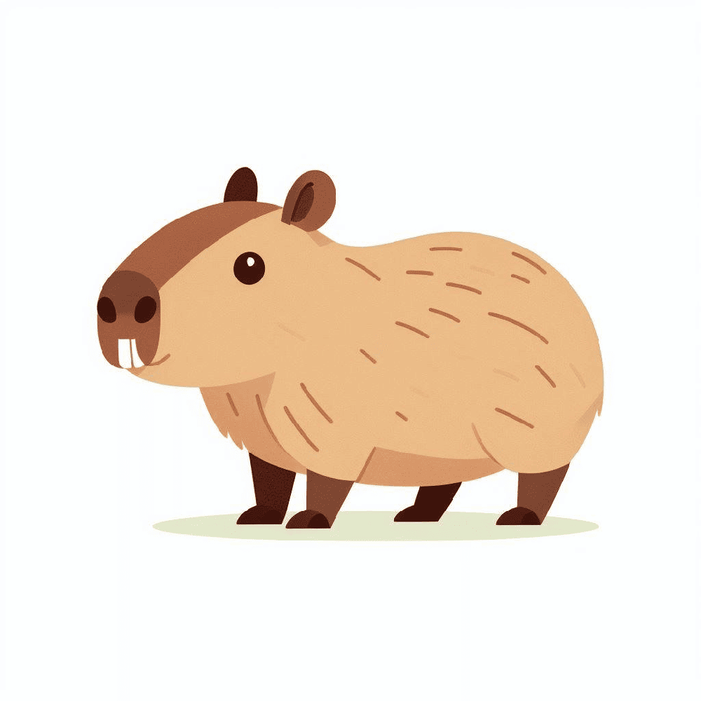 Capybara Clipart Images