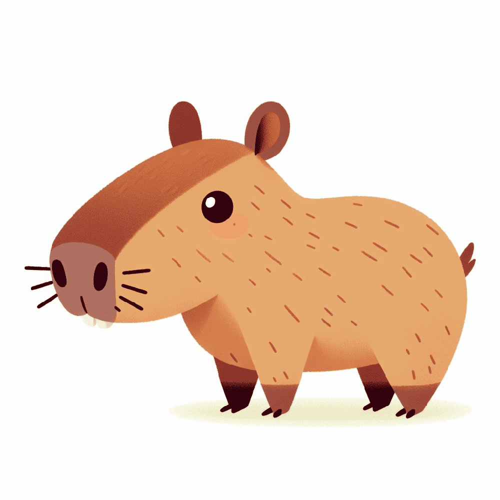 Capybara Clipart Photo Png